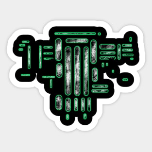 sci-fi Vintage Sticker